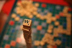 Scrabble lettre chere W